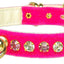 Dog, Puppy and Pet Collar, "Velvet Deluxe"