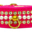 Dog, Puppy and Pet Collar, "Velvet Mini Pearl & Crystal"