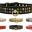 Dog, Puppy & Pet Collar, "#76 Two Row Confetti Crystal Jewelry Set"