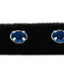 Dog, Puppy & Pet Leash, "Black Velvet Jeweled"