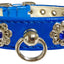 Dog, Puppy & Pet Collar, "Starlite Crystal Flower"