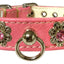 Dog, Puppy & Pet Collar, "Starlite Crystal Flower"