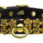 Dog, Puppy & Pet Collar, "Sunburst Crystal Flower"