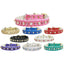 Cat Safety Collar, "One Row Rhinestone Deluxe"