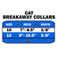 Cat Breakaway Buckle Collar, "One Row Rhinestone"