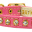 Cat Safety With Band Collar, "One Row Clear Crystal"