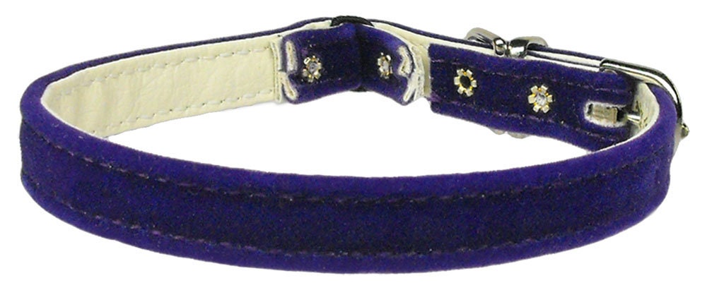 Premium Plain Cat Safety Collar, "Velvet, Blank"