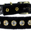 Premium Cat Safety With Band Collar, "Velvet One Row Rhinestone"