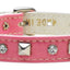 Dog, Puppy and Pet Collar, "Just The Basics Crystal & Pyramid"