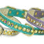 Dog, Puppy & Pet Collar, "Beverly With Aurora Borealis Crystals Jewelry Set"