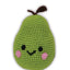 Knit Knacks Organic Cotton Pet & Dog Toys, "Fruits" (Choose from: Strawberries, Pear, Pineapple, Lemon, Chili Pepper, Avocado or Banana)