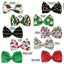 Christmas Pet, Dog and Cat Bow Ties, "Christmas Carols Group" (Choose from 10 different patterns!)