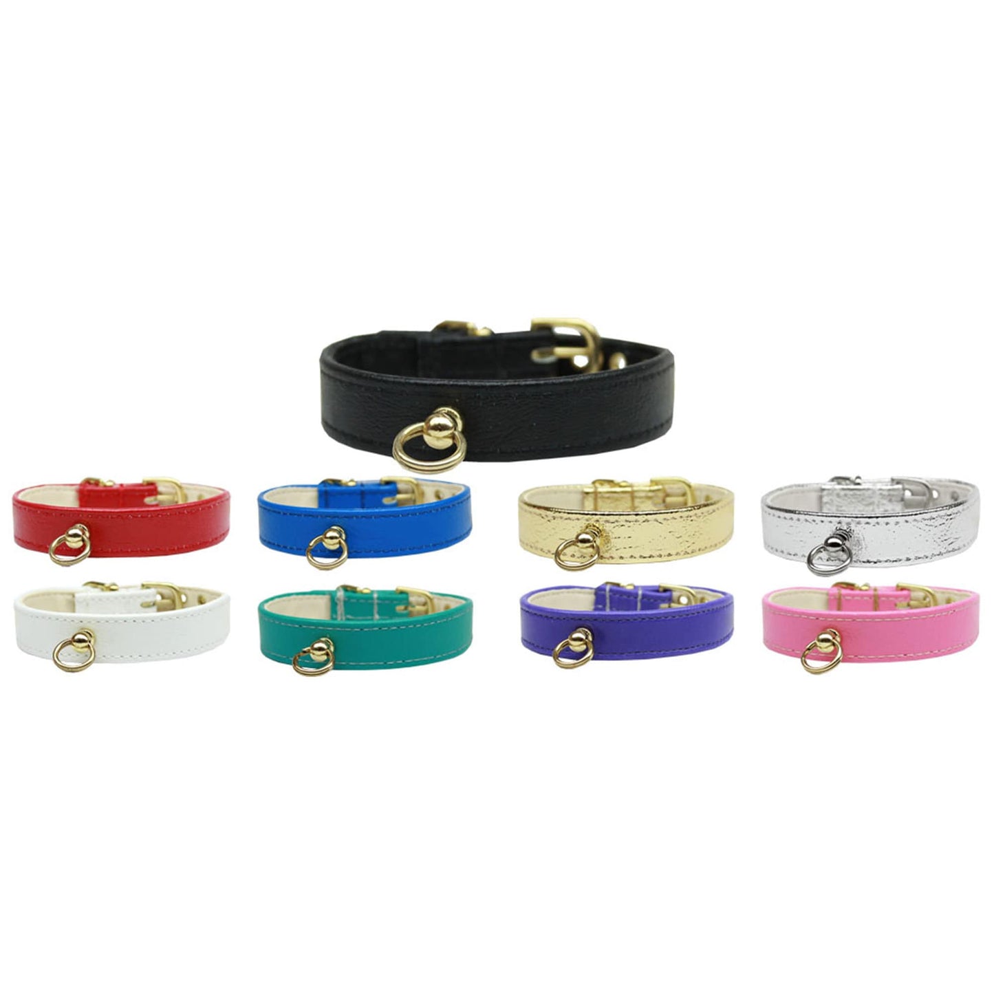 Dog, Puppy and Pet Collar, "#70 Plain, Blank"