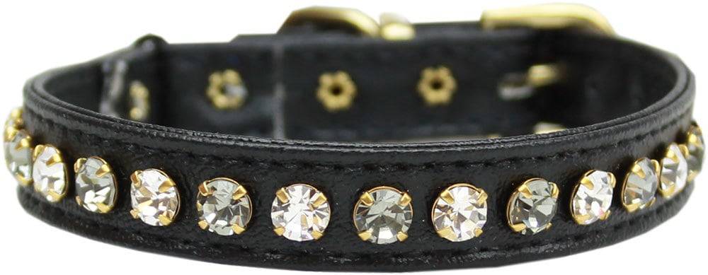 Cat Safety Collar, "One Row Rhinestone Deluxe"