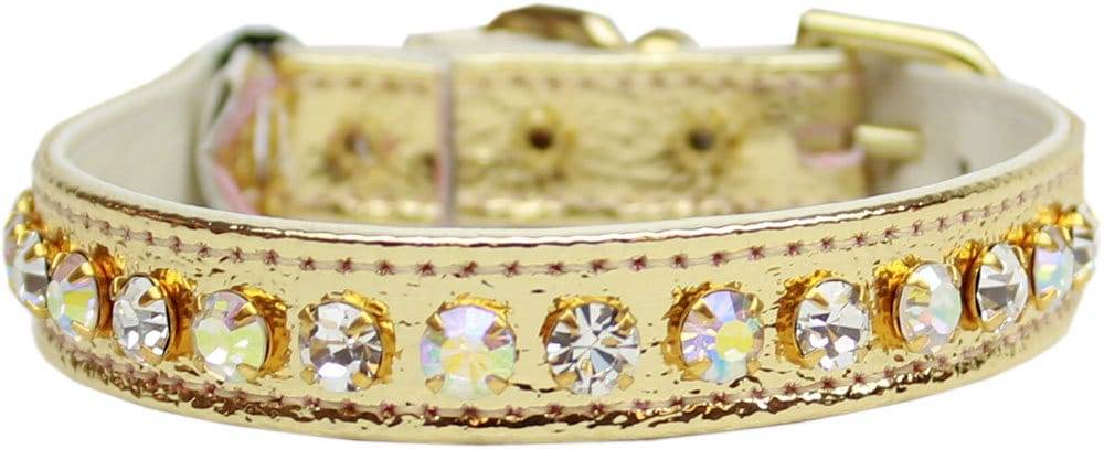 Cat Safety Collar, "One Row Rhinestone Deluxe"