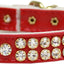 Cat Breakaway Collar, "Two Row Clear Crystal Swank"