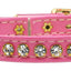 Cat Breakaway Buckle Collar, "One Row Rhinestone"