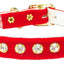 Premium Cat Safety With Band Collar, "Velvet One Row Rhinestone"