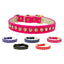 Premium Cat Safety With Band Collar, "Velvet One Row Rhinestone"