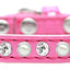 Breakaway Cat Collar, "Pearl & Clear Jewel"