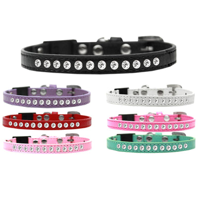 Cat Safety Collar, "Clear Jewel"