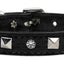 Dog, Puppy and Pet Collar, "Just The Basics Crystal & Pyramid"