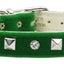 Dog, Puppy and Pet Collar, "Velvet Crystal & Pyramid"