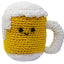 Knit Knacks Organic Cotton Pet, Dog Toy, "Beverages Group" (Choose from 9 different options!)