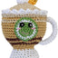 Knit Knacks Organic Cotton Pet, Dog Toy, "Beverages Group" (Choose from 9 different options!)