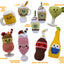 Knit Knacks Organic Cotton Pet, Dog Toy, "Beverages Group" (Choose from 9 different options!)