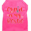 Pet Dog & Cat Shirt Screen Printed, "Cupid Is My Bestie"