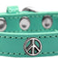 Dog, Puppy and Pet Widget Fashion Collar, "Peace Sign"