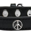 Dog, Puppy and Pet Widget Fashion Collar, "Peace Sign"