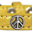 Dog, Puppy & Pet Designer Croc Widget Collar, "Peace Sign"