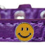 Dog, Puppy & Pet Designer Croc Widget Collar, "Happy Face"