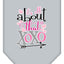 Pet and Dog Bandana Screen Printed, "It's All About That XOXO"