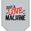 Pet and Dog Bandana Screen Printed, "Love Machine"