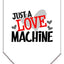 Pet and Dog Bandana Screen Printed, "Love Machine"