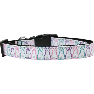 Pet Dog & Cat Nylon Collar or Leash, "Bunny Tails"