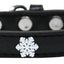 Dog, Puppy and Pet Widget Fashion Collar, "Snowflakes"