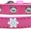 Dog, Puppy and Pet Widget Fashion Collar, "Snowflakes"