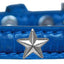 Dog, Puppy & Pet Designer Croc Widget Collar, "Silver Stars"