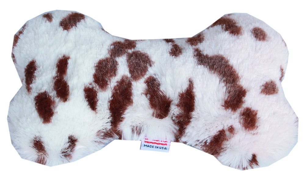 Pet and Dog Plush 6" Bone Toy, "Animal Print Group" (Available in 9 Animal Print options!)