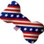 Pet and Dog Plush Heart or Bone Toy, "Independence Day Group" (Available in different sizes, and 9 different pattern options!)