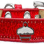 Christmas Dog, Puppy & Pet Widget Ice Cream Collar, "Red Cupcake"