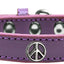 Dog, Puppy and Pet Widget Fashion Collar, "Peace Sign"