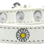 Dog, Puppy and Pet Widget Fashion Collar, "White Daisies"