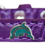 Dog, Puppy & Pet Designer Croc Widget Collar, "Dolphins"