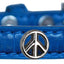 Dog, Puppy & Pet Designer Croc Widget Collar, "Peace Sign"