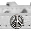 Dog, Puppy & Pet Designer Croc Widget Collar, "Peace Sign"